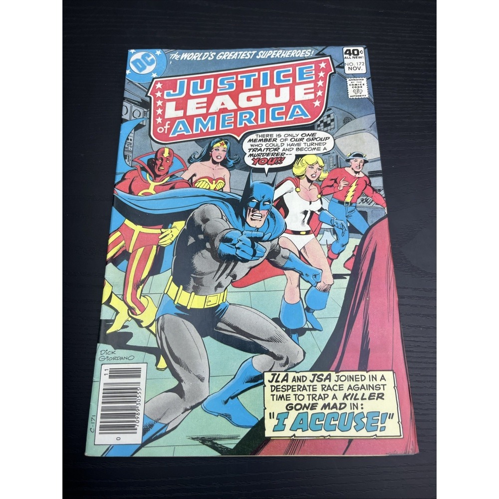 Justice League Of America #172 DC Comics November 1979 Bronze Age Comic
